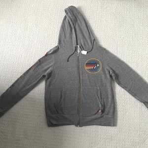 NWT Aviator Nation Grey Hoodie Venice Size Medium